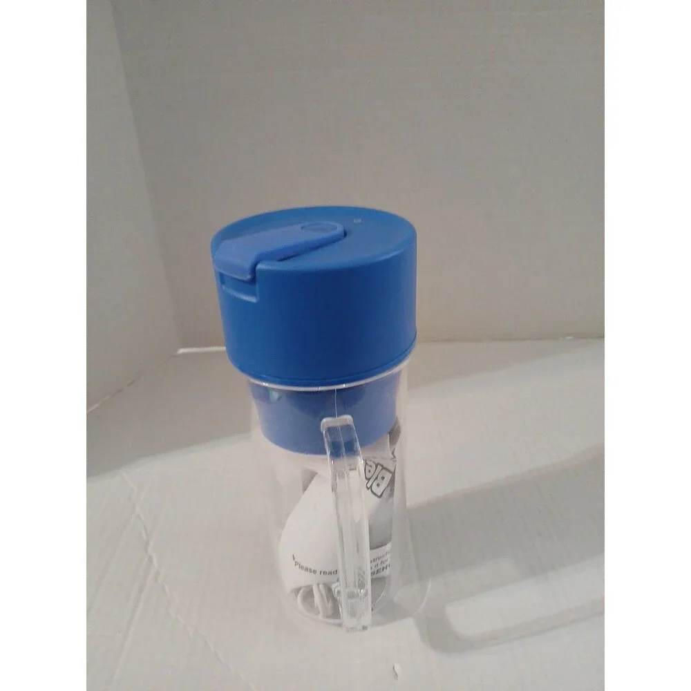 Hy-Impact Better Blender 16 Oz Cordless USB Rechargeable Turbo Power No Box BLUE